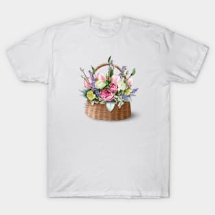 Basket of Flowers T-Shirt